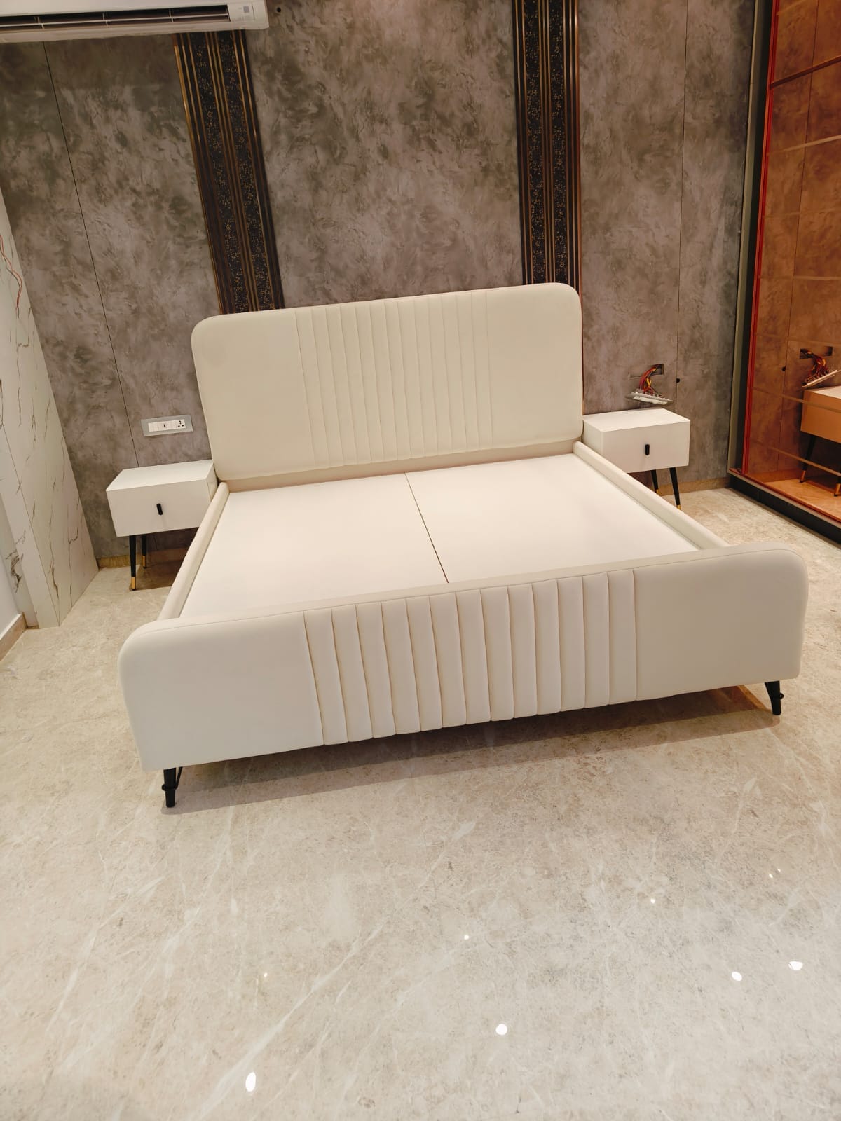 Full Cushion King Platform Bed