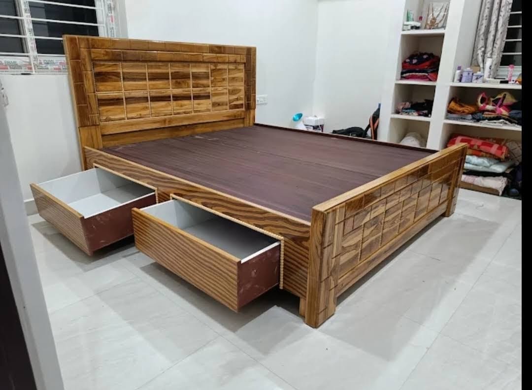 Heritage Teakwood Storage Bed