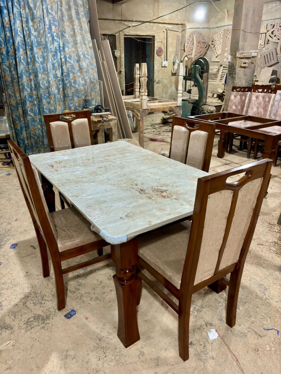 Solid Teak Wood Dining Set