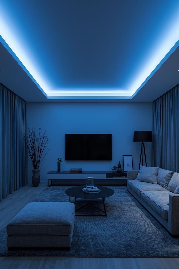 Ambient Perimeter Blue Cove False Ceiling
