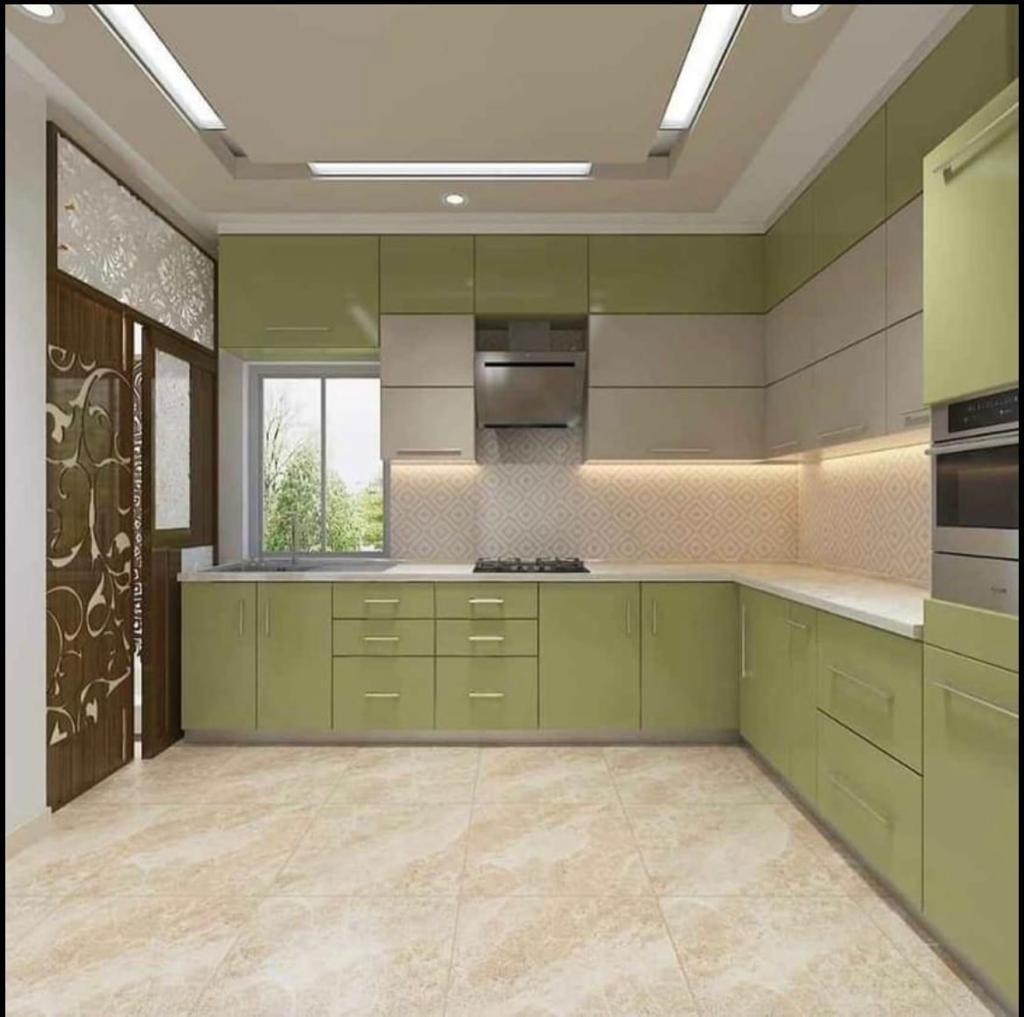 Minimalist kitchen drawer detailing with copper hardware crafted by MSB FURNITURE MANUFACTURER & INTERIORS