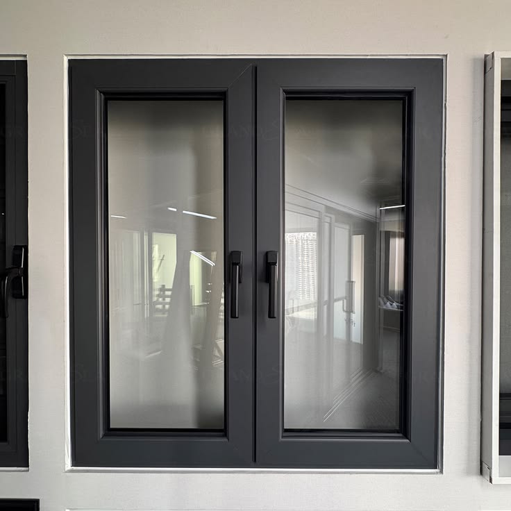 Charcoal UPVC Casement Windows